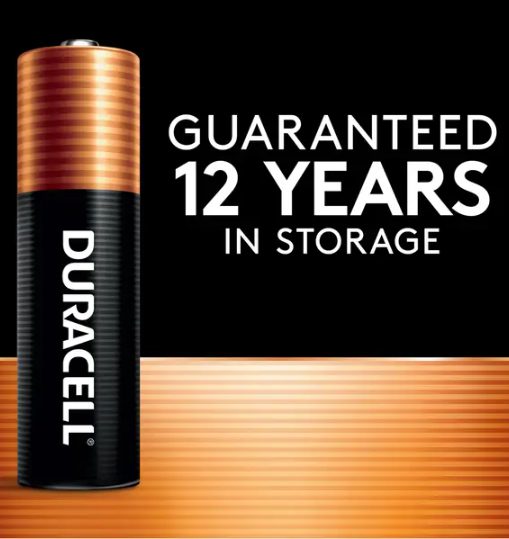 DURACELL Coppertop AA Alkaline Batteries 4-Pack