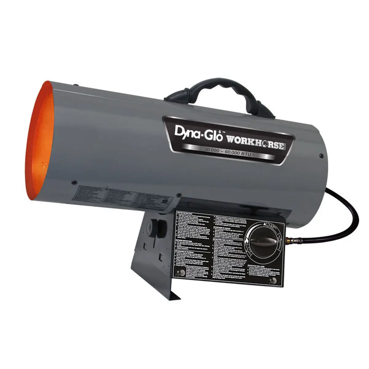 DYNA-GLO 30K-60K BTU LP Forced Air Heater