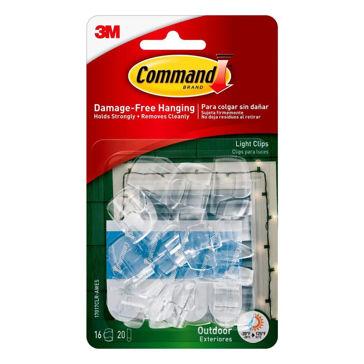 COMMAND Outdoor Light Clips
