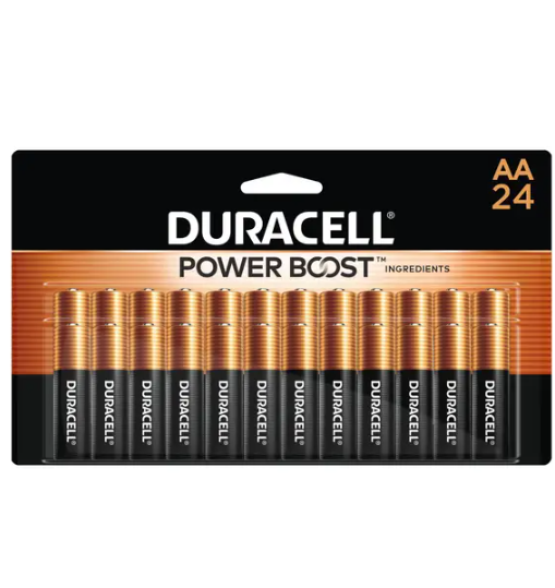 DURACELL 24-Pack Coppertop AA Alkaline Batteries