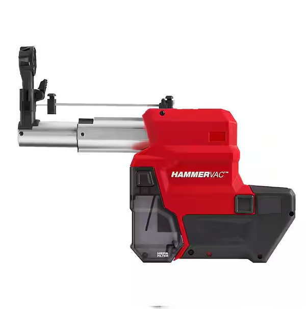 MILWAUKEE M18 18-Volt Lithium-Ion Cordless HammerVac HEPA Filtered Dust Extractor for 1 in. SDS Plus Rotary Hammer (Tool-Only)