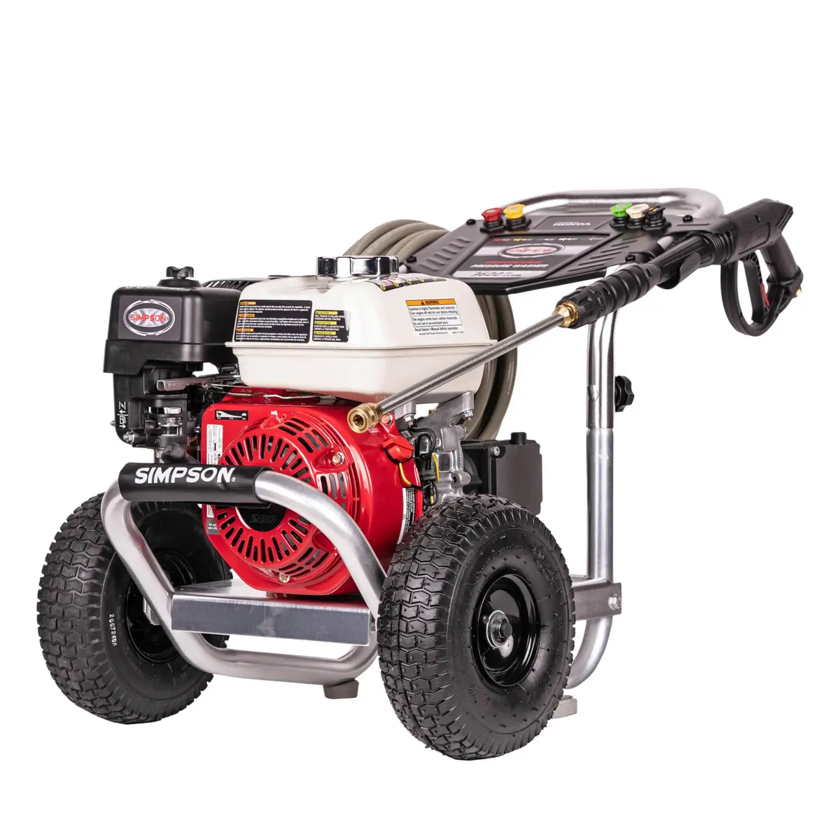 SIMPSON 3600 PSI at 2.5 GPM HONDA GX200 with AAA Triplex Plunger Pump Cold Water Gas Pressure Washer