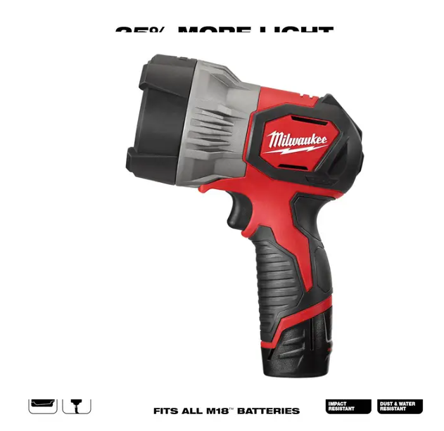 MILWAUKEE M12 TRUEVIEW LED Spotlight