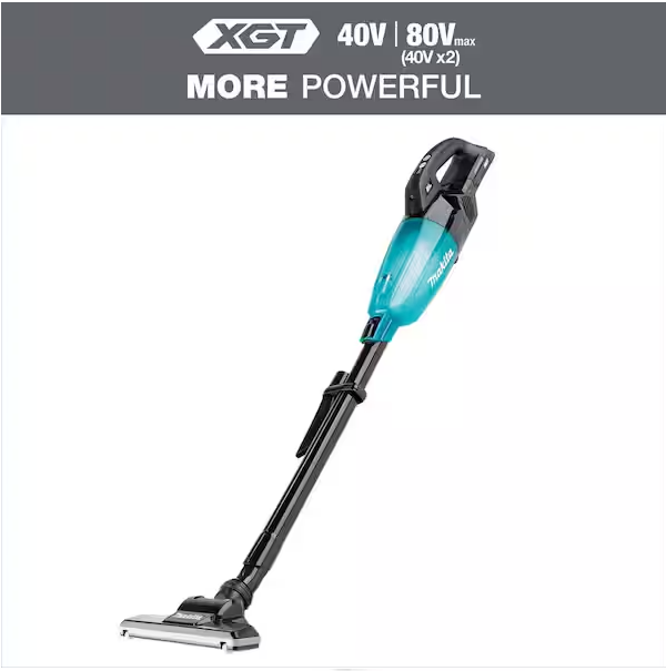 Makita 40V max XGT Brushless Cordless 4-Speed HEPA Filter Compact Vacuum, Tool Only