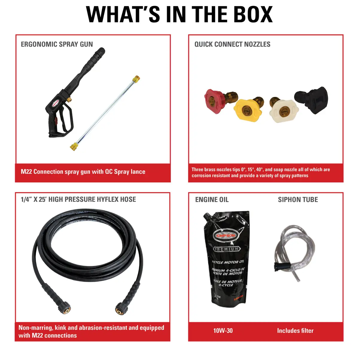 SIMPSON 3100 PSI at 2.3 GPM CM61227 Cold Water Residential Gas Pressure Washer