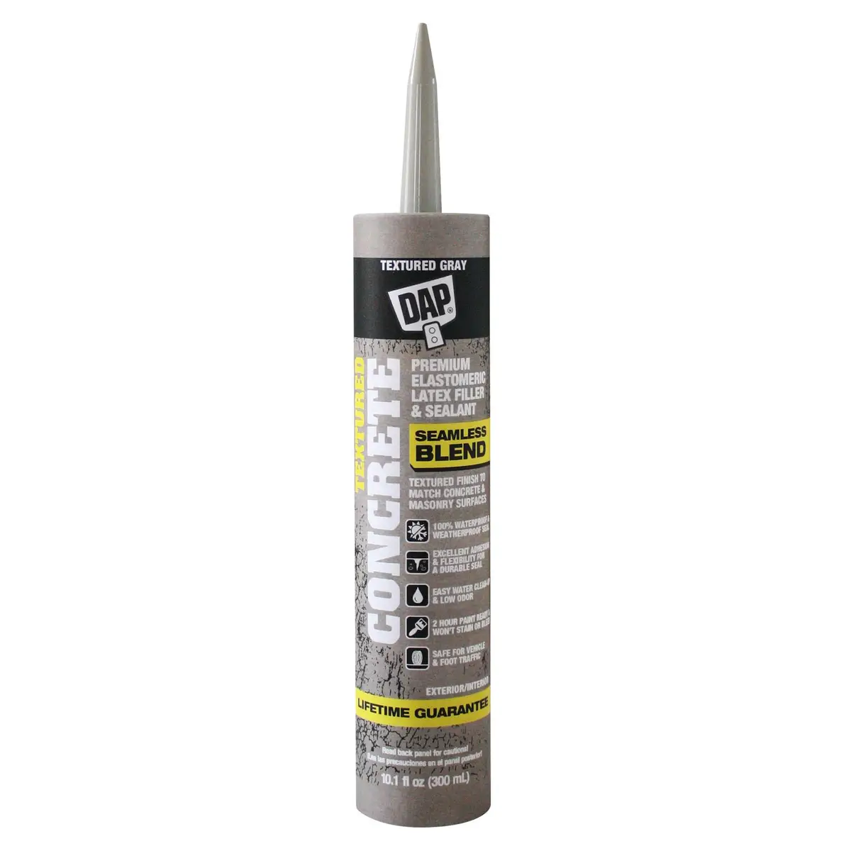 DAP 10.1 oz Gray Premium Textured Concrete Sealant