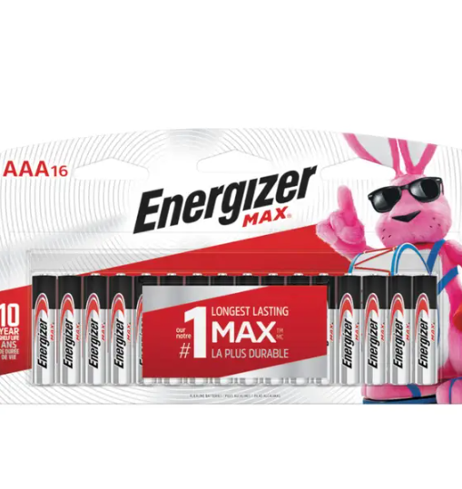 ENERGIZER 16-Pack AAA Alkaline Batteries