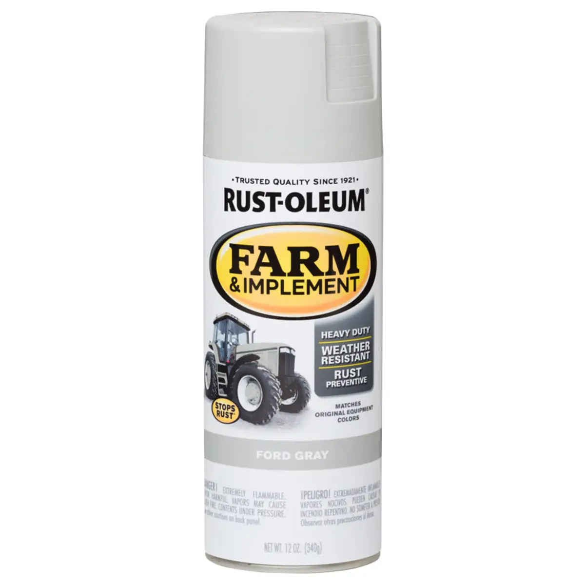RUST- OLEUM 12 oz Farm & Implement Ford Gray Spray Paint