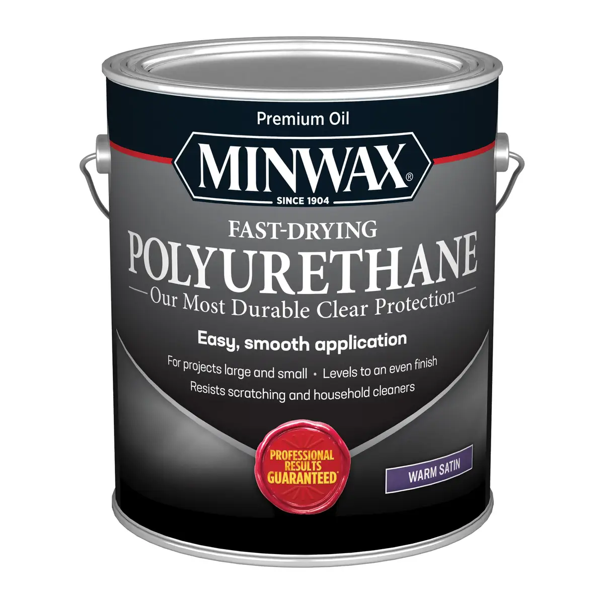 MINWAX 1 Gallon Clear Satin Fast-Drying Polyurethane Wood Finish