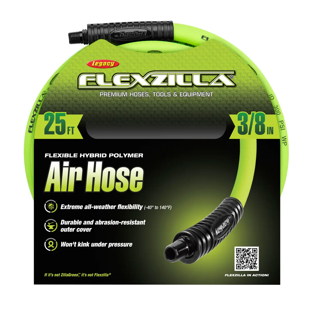 FLEXZILLA Premium Hybrid Polymer Air Hose
