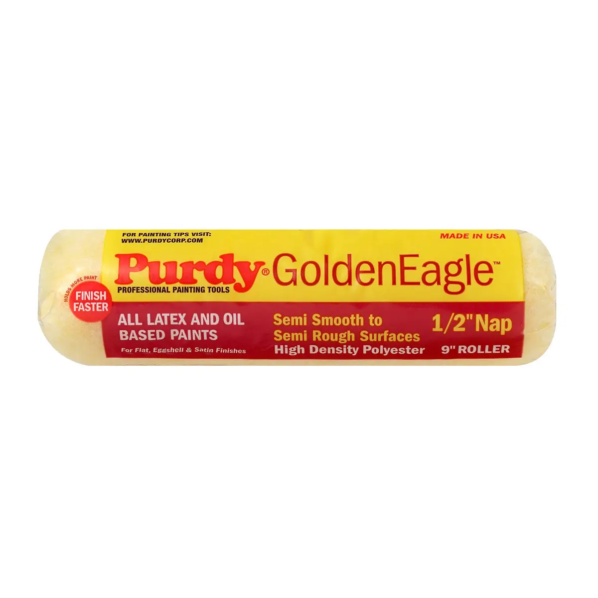 PURDY 9" x 1/2" Golden Eagle Roller Cover