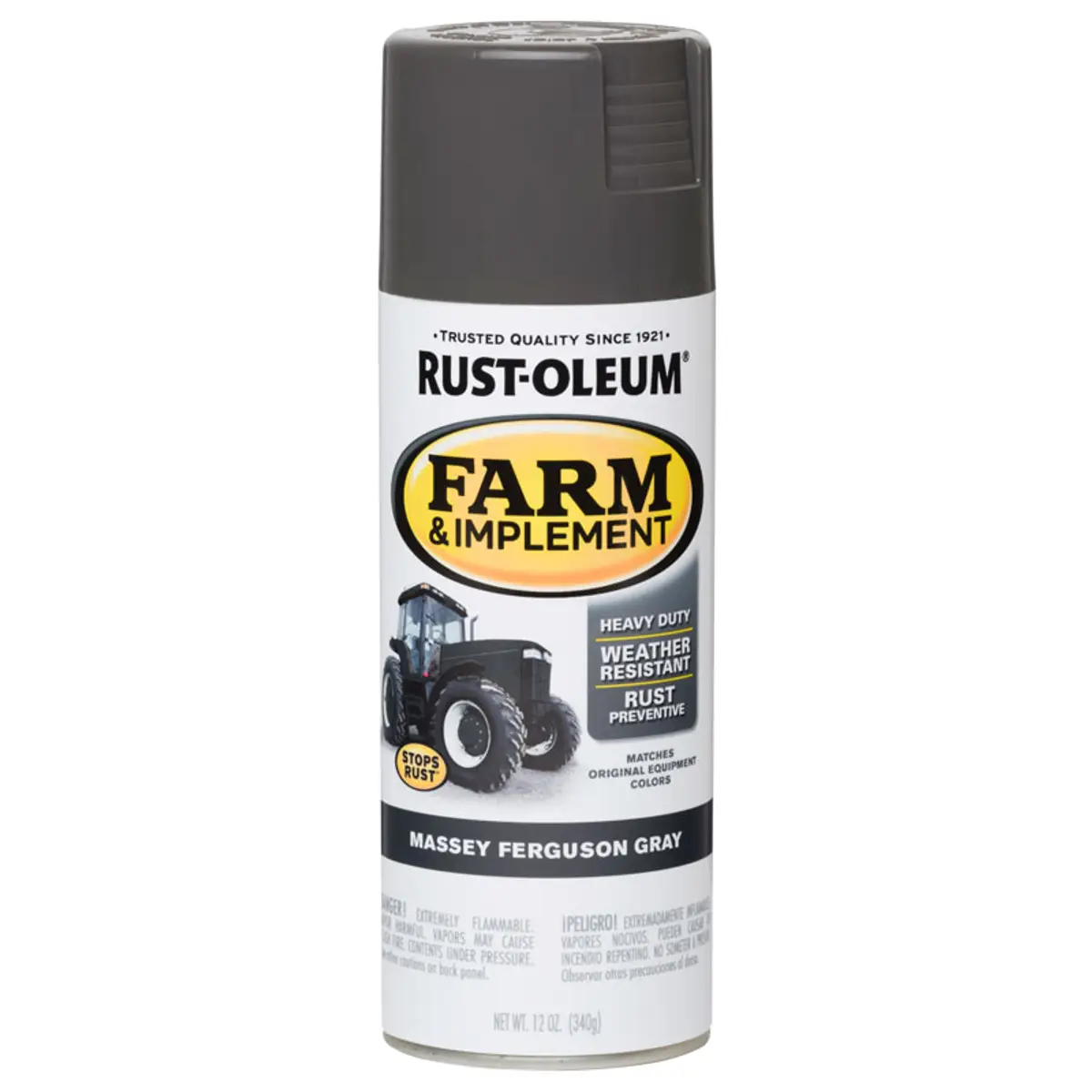 RUST- OLEUM 12 oz Farm & Implement Massey Ferguson Gray Spray Paint