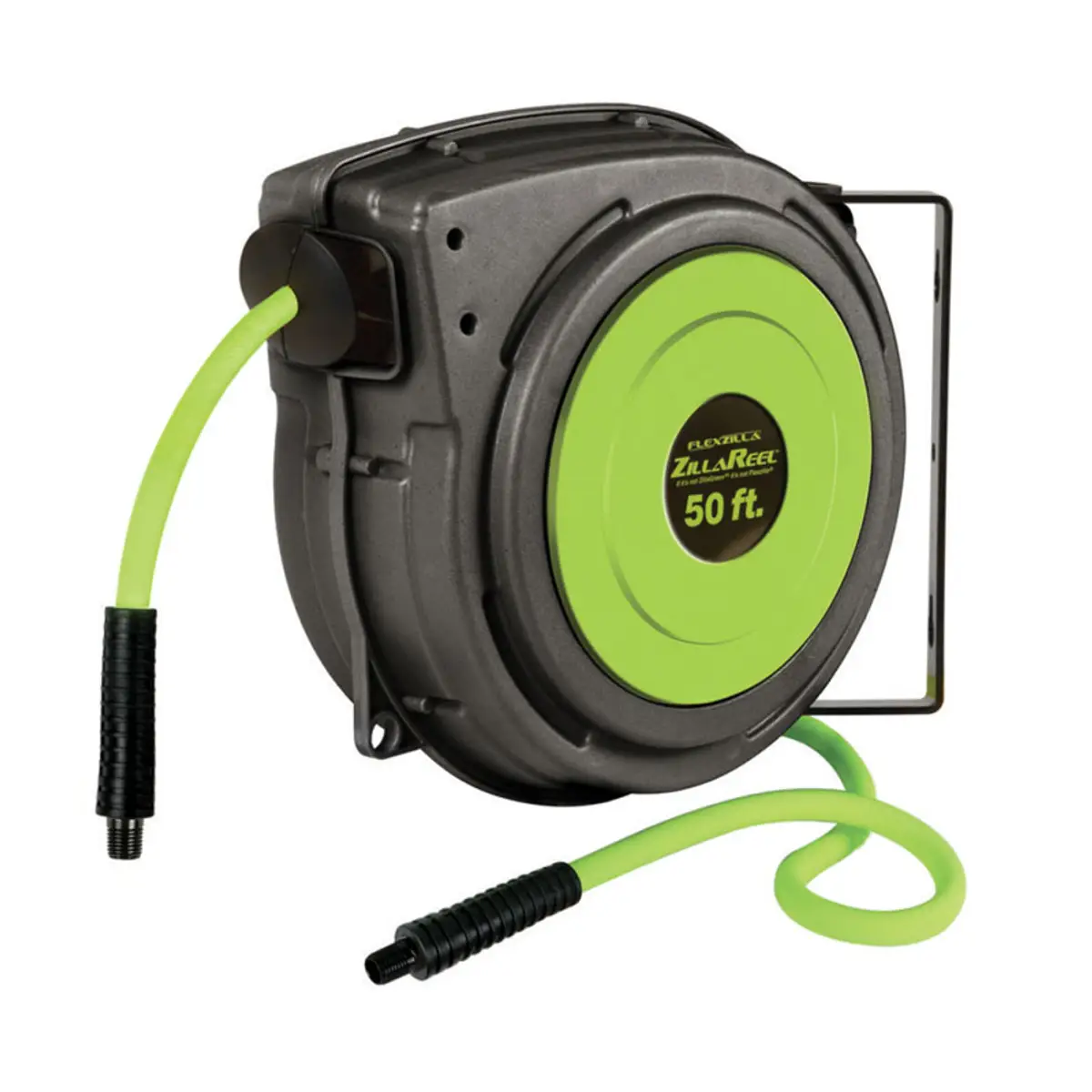 FLEXZILLA Pro ZillaReel 3/8" x 50' Enclosed Retractable Air Hose Reel