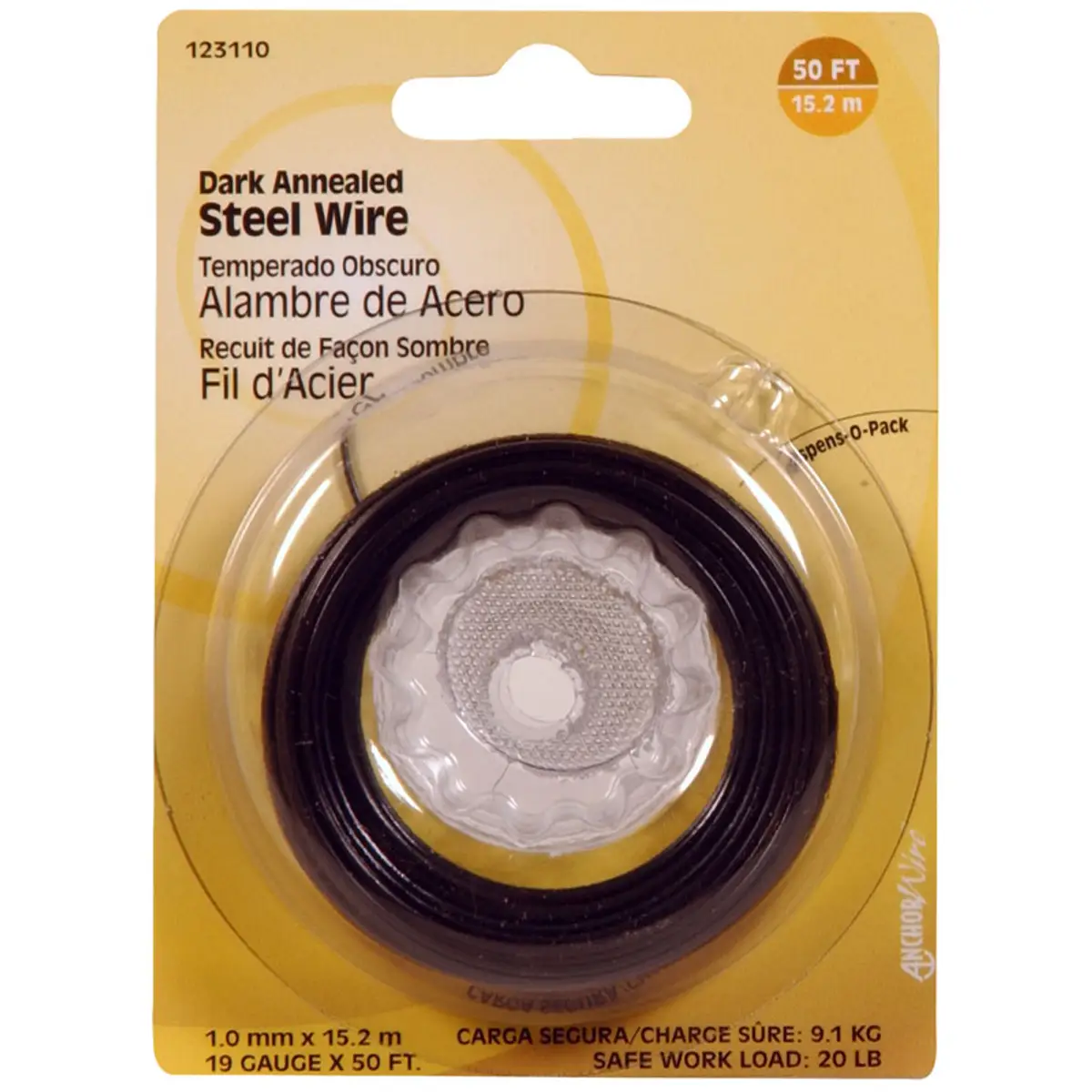 HILLMAN 50' 19 Gauge Dark Annealed Wire