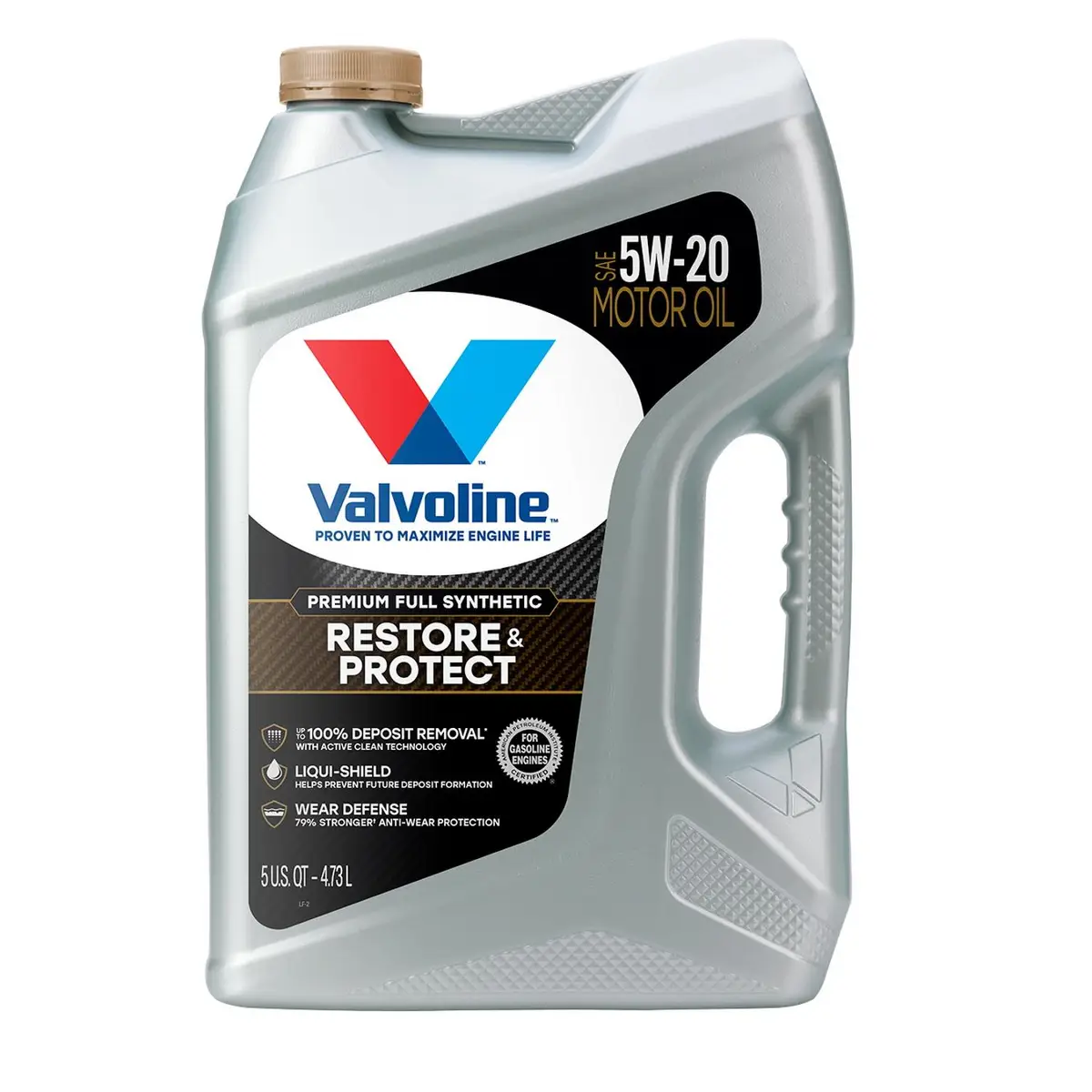VALVOLINE 5 QT Restore & Protect Full Synthetic 5W-20 Motor Oil