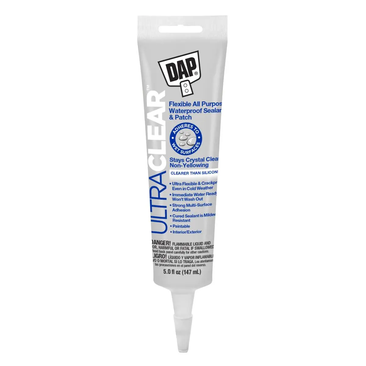 DAP 5 oz Crystal Clear Ultra Clear All Purpose Sealant