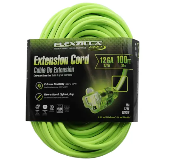 FLEXZILLA PRO 100' Extension Cord