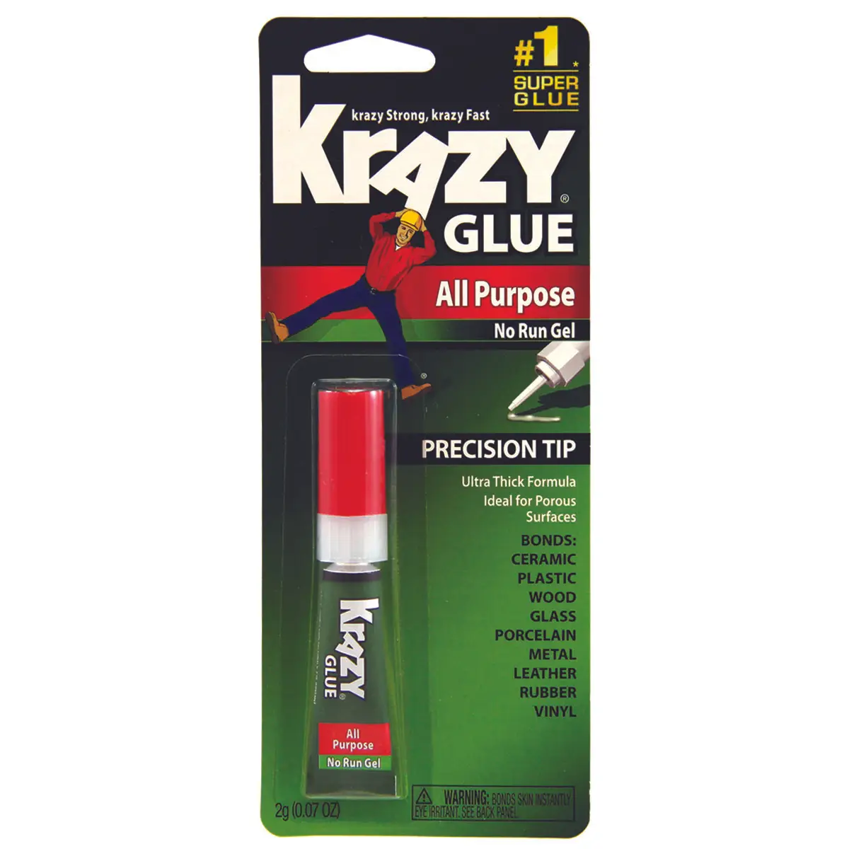 KRAZY GLUE All Purpose Gel .07 oz