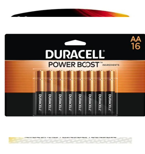 DURACELL 16-Pack Coppertop AA Alkaline Batteries