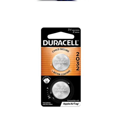 DURACELL 2-Pack 2032 3V Lithium Coin Battery