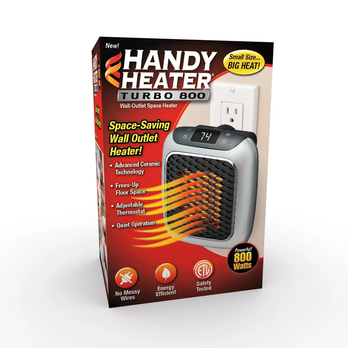 HANDY HEATER Turbo 800 Personal Space Heater