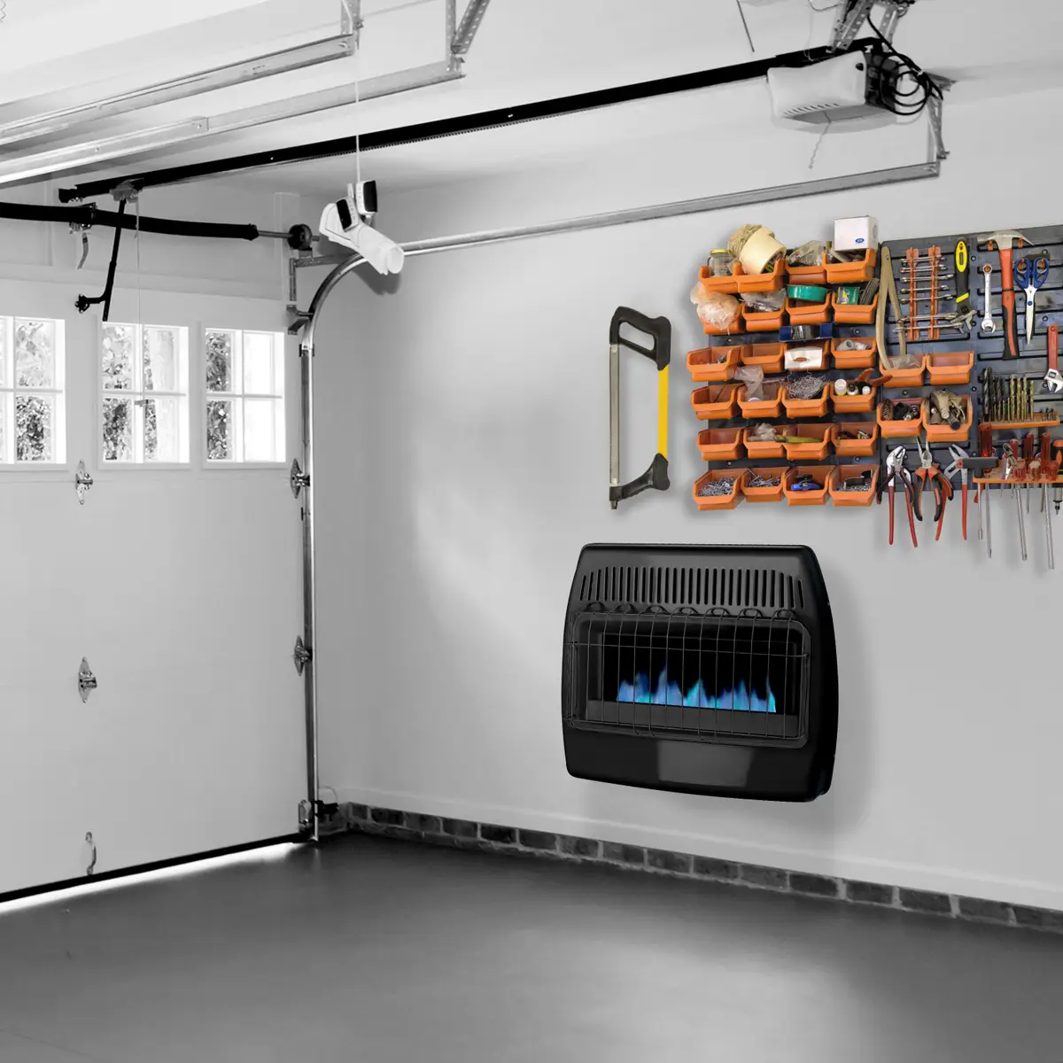 DYNA-GLO 30,000 BTU Blue Flame Vent Free T-Stat Garage Heater
