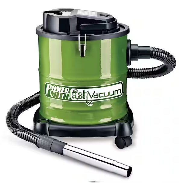 POWERSMITH 10 Amp 3 Gal. All-In-One Wheeled Ash/Shop Vacuum with Metal Lined Hose, Washable Filter and 5 Accessory Nozzles 816