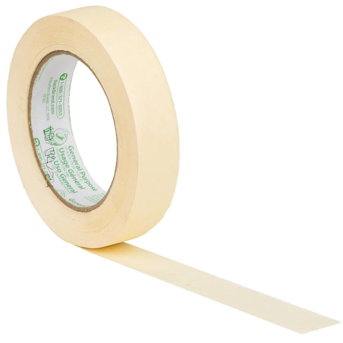 DUCK TAPE .94 in. x 60 yd. General Purpose Masking Tape, Beige
