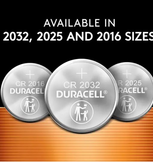 DURACELL 4-Pack 2032 3V Lithium Coin Battery