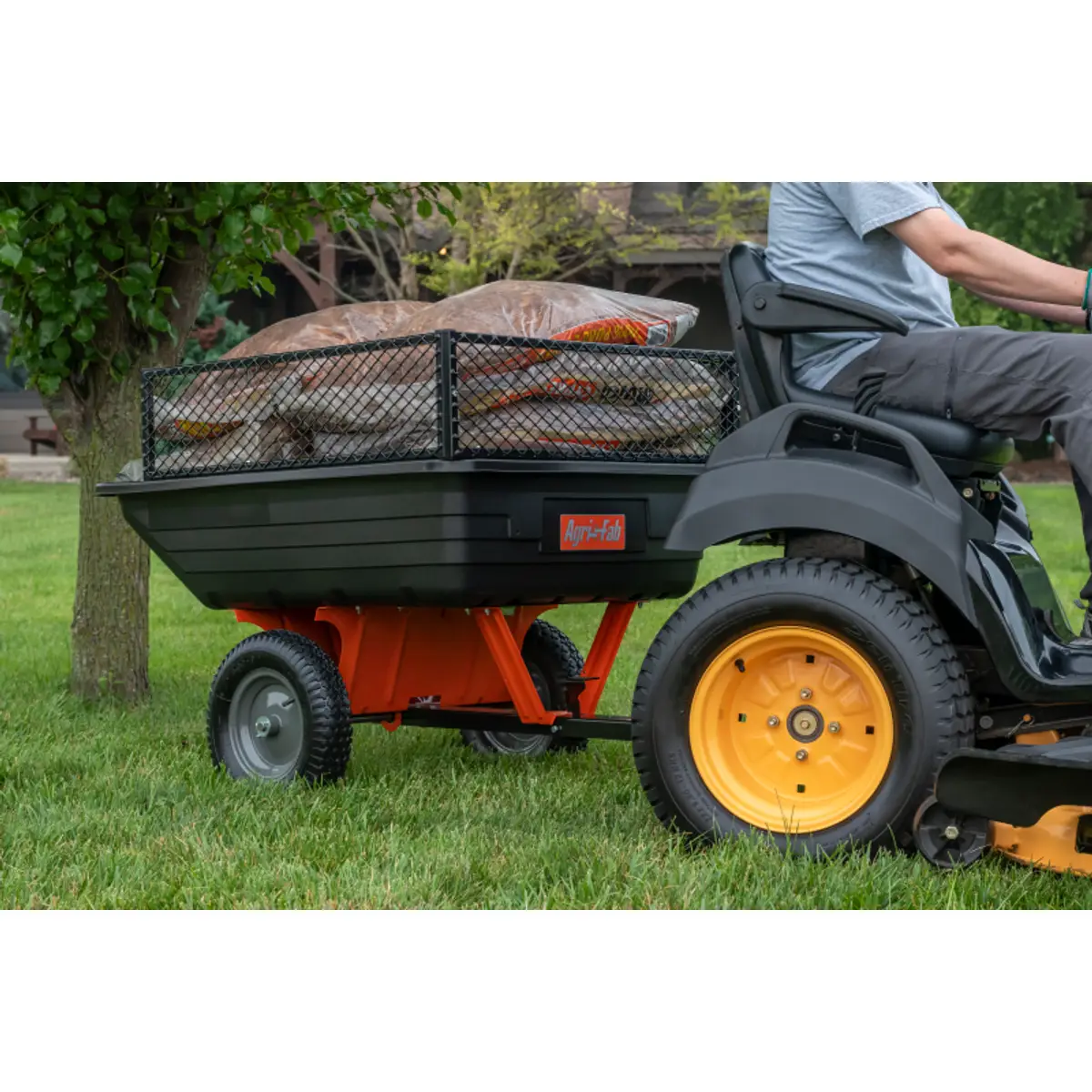 AGRI-FAB 10 cu. ft. 650lb Poly Tow Cart