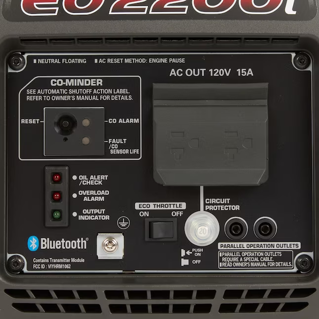 Honda Eu 2200-Watt Single Fuel (Gasoline) Inverter Generator