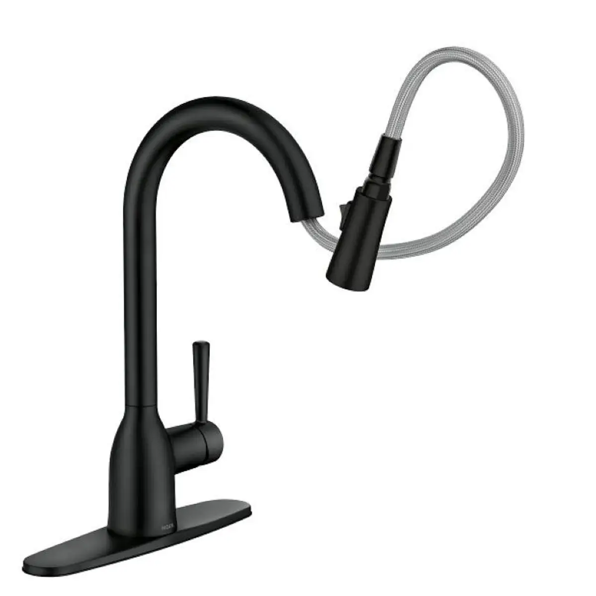MOEN Matte Black Adler Kitchen Pull Down Faucet