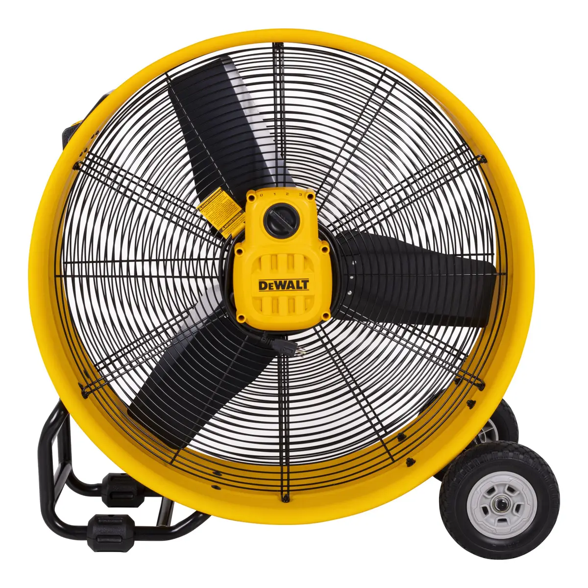 DEWALT 30 in. Yellow 3 Speed Drum Fan with 12 ft. Power Cord