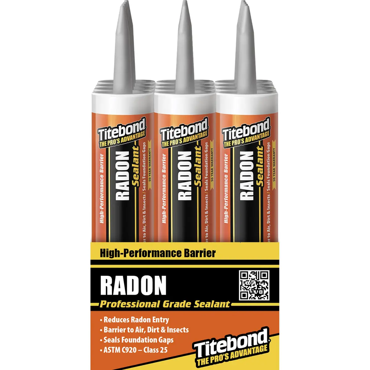 TITEBOND 10.1 oz Gray Radon Sealant