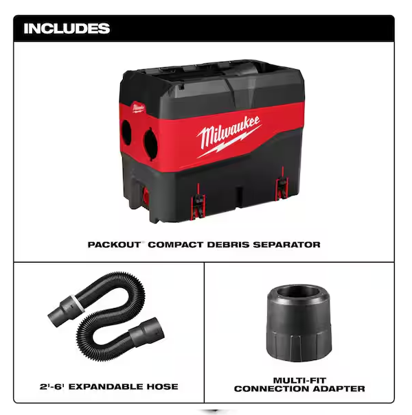 Milwaukee PACKOUT Compact Debris/Dust Separator