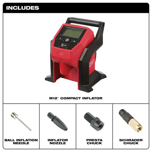Milwaukee M12 Compact Inflator