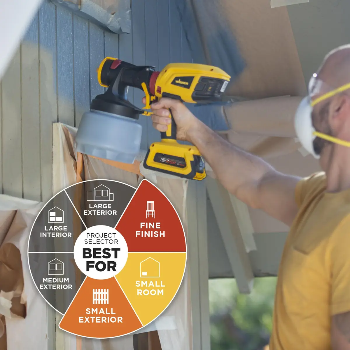 WAGNER Flexio 3550 Cordless Paint Sprayer