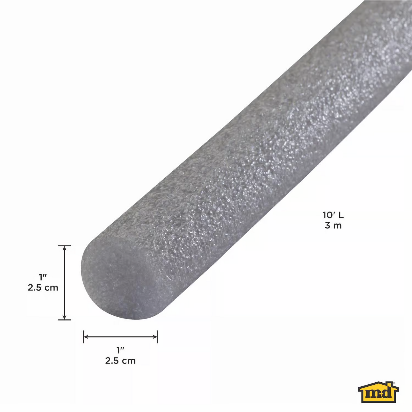 M-D Building Products Gray Foam Caulk Backer Rod For Gaps and Openings 120 in. L X 1 in.