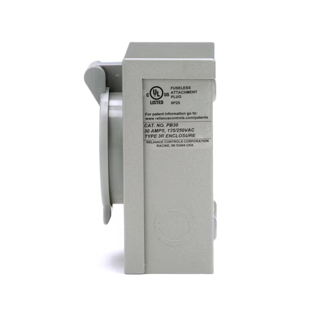 Reliance 30-Amp-Space Generator Power Inlet Box - PB30