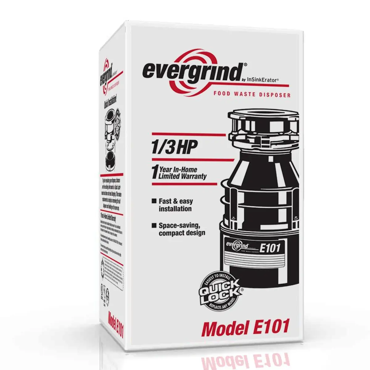 IN-SINK-ERATOR Evergrind 1/3 HP Garbage Disposal