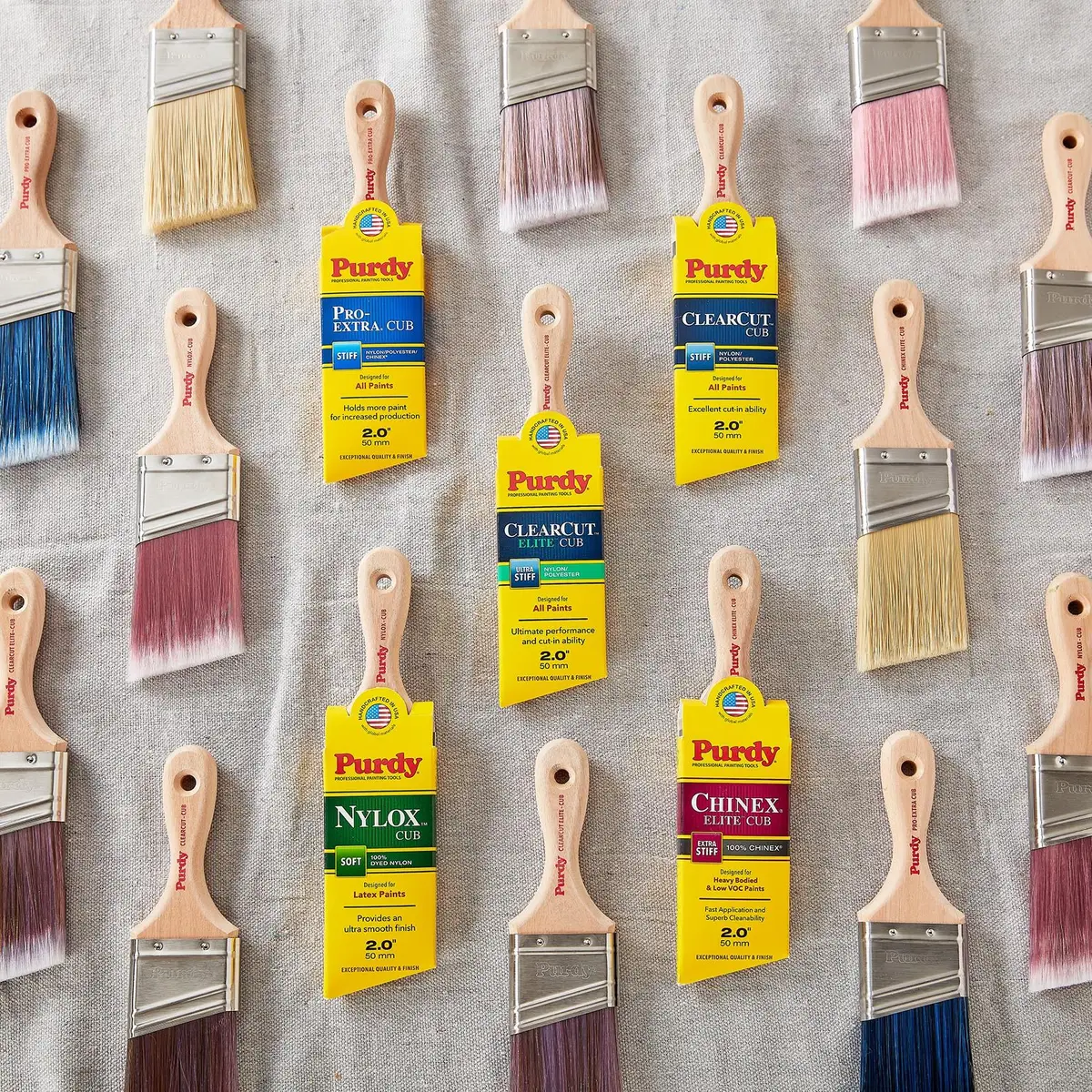 PURDY 2" Nylox Cub Paintbrush