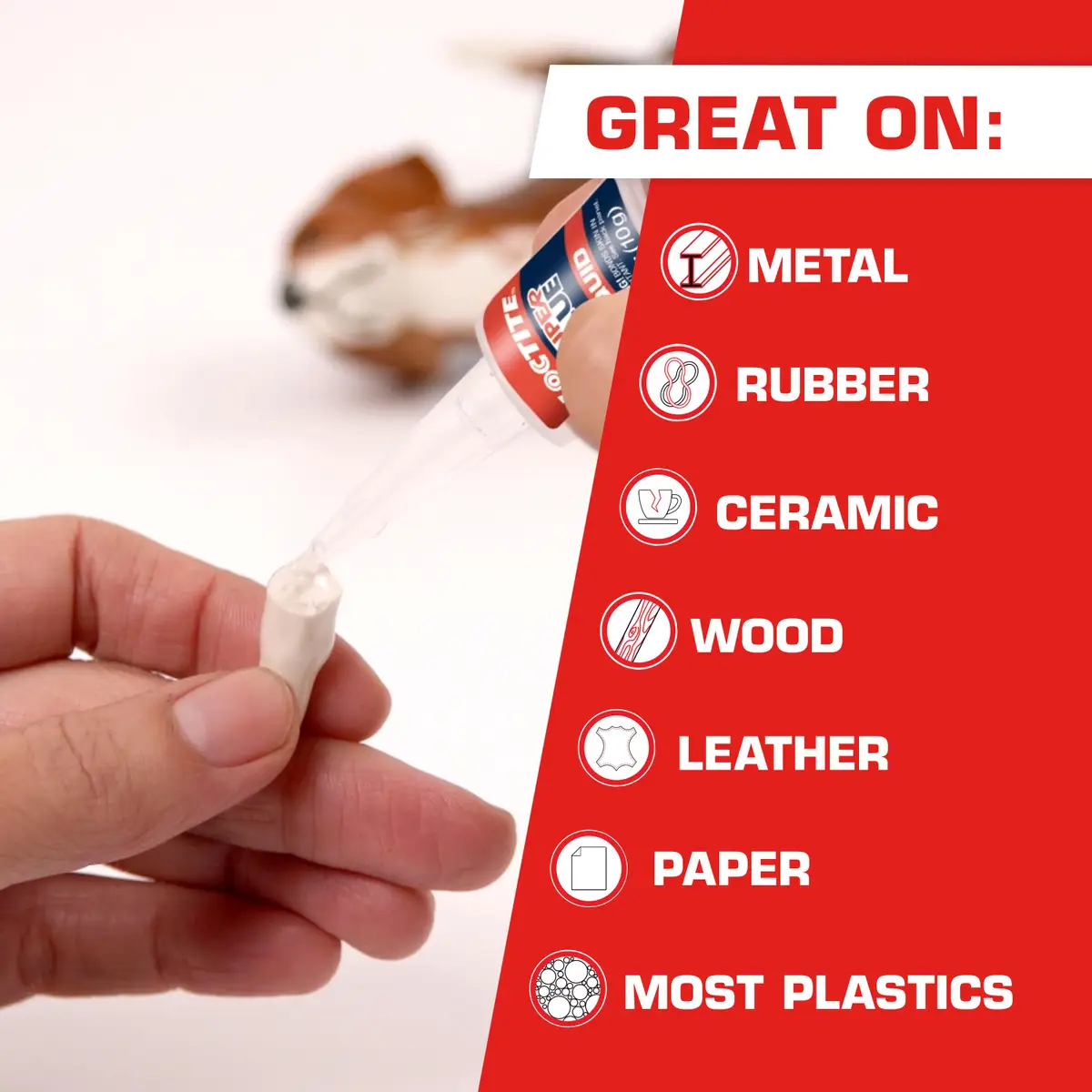 LOCTITE 0.35 oz Clear Liquid Longneck Bottle Super Glue