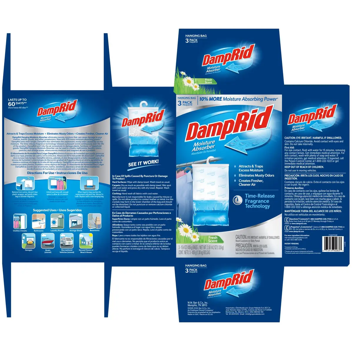 DAMPRID 3-Pack Fresh Scent Hanging Bag3-Pack Fresh Scent Hanging Bag