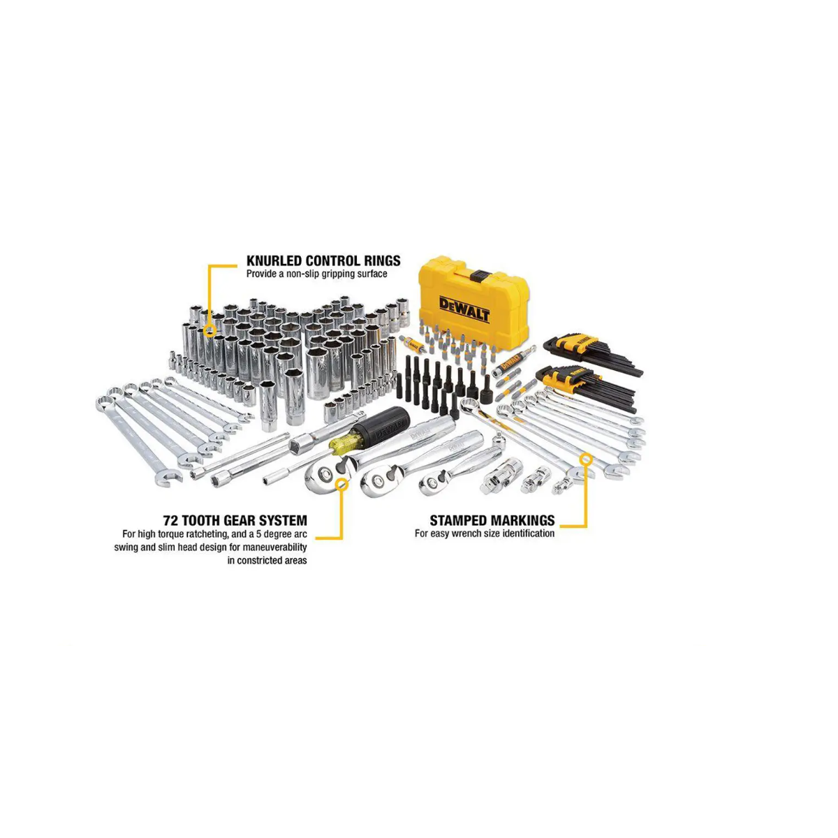 Dewalt 168-Piece Mechanics Tools Set
