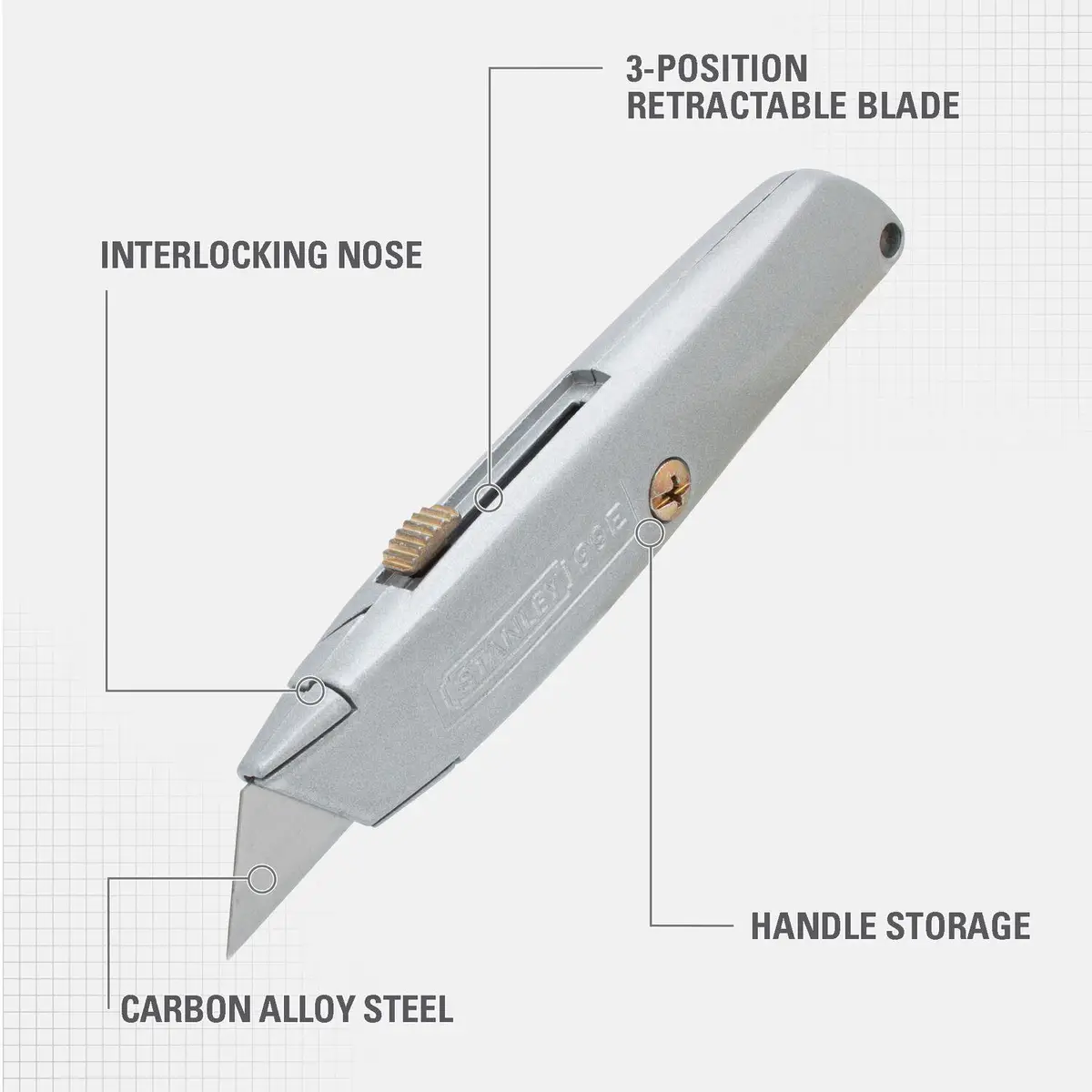 Stanley 6" Classic 99 Retractable Utility Knife