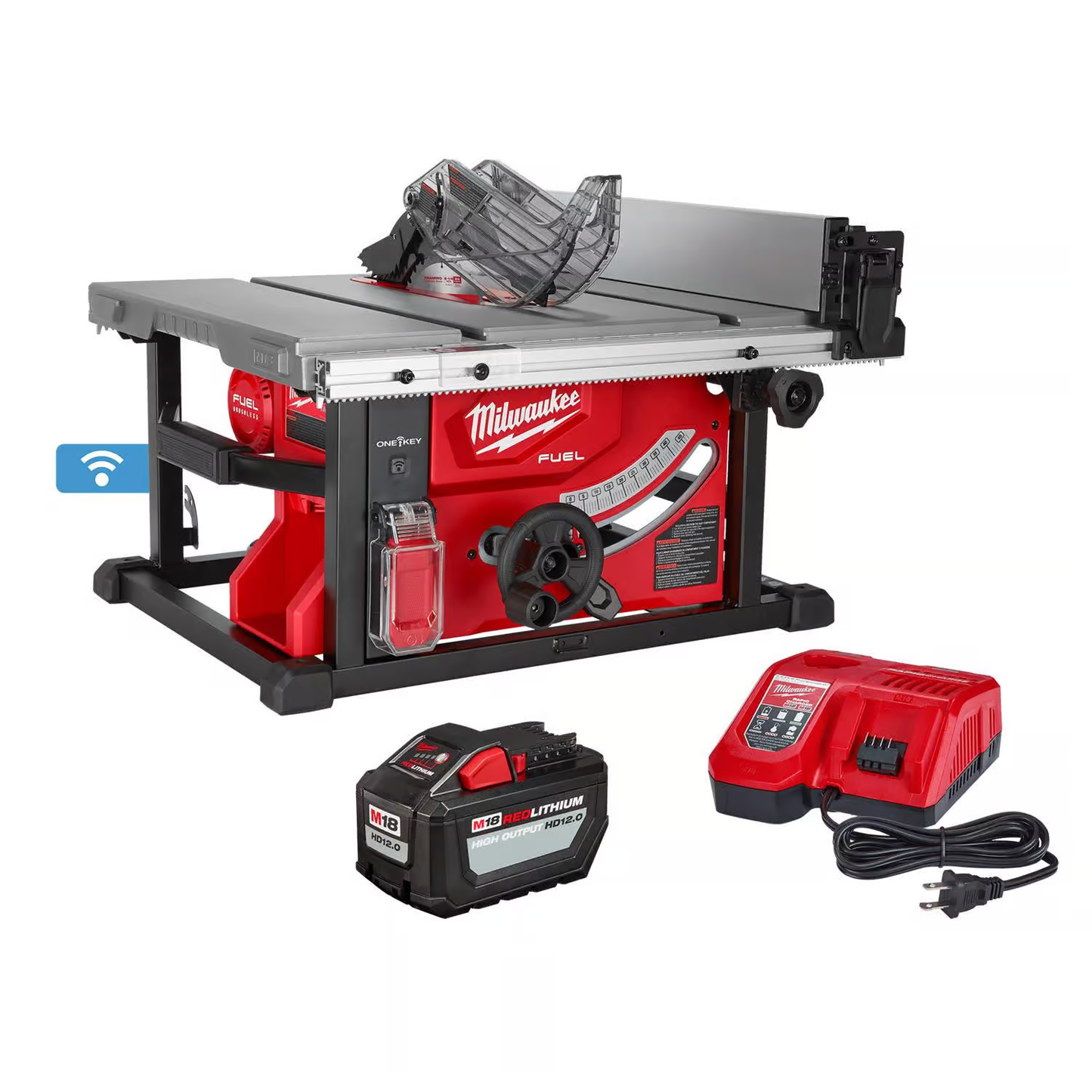 Milwaukee M18 FUEL Cordless 8-1/4 in. Table Saw Kit with Battery & Charger