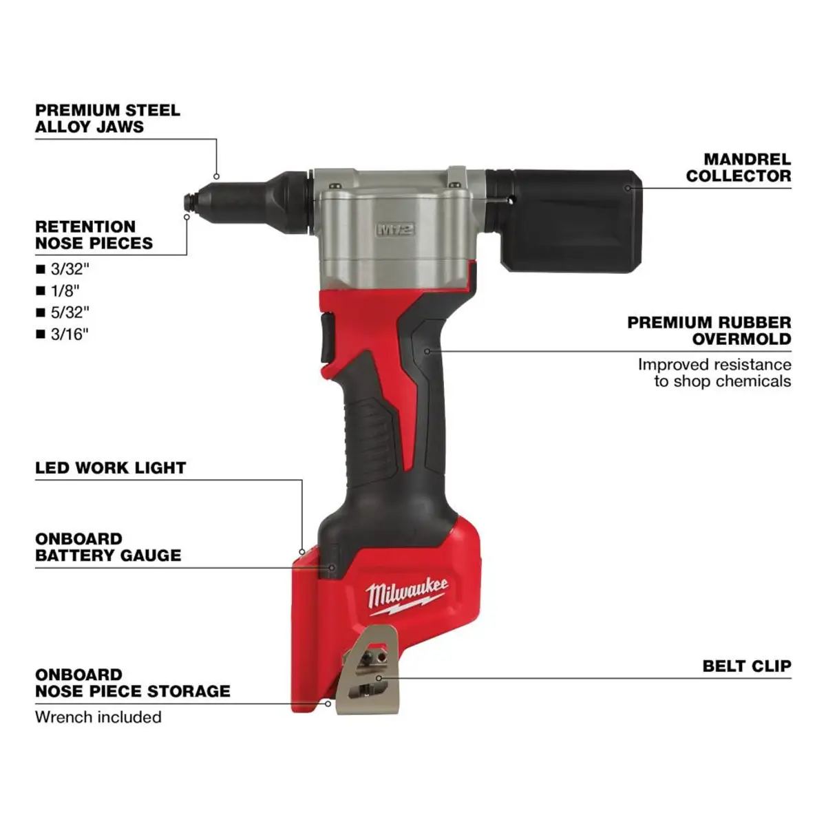 Milwaukee M12 Rivet Tool