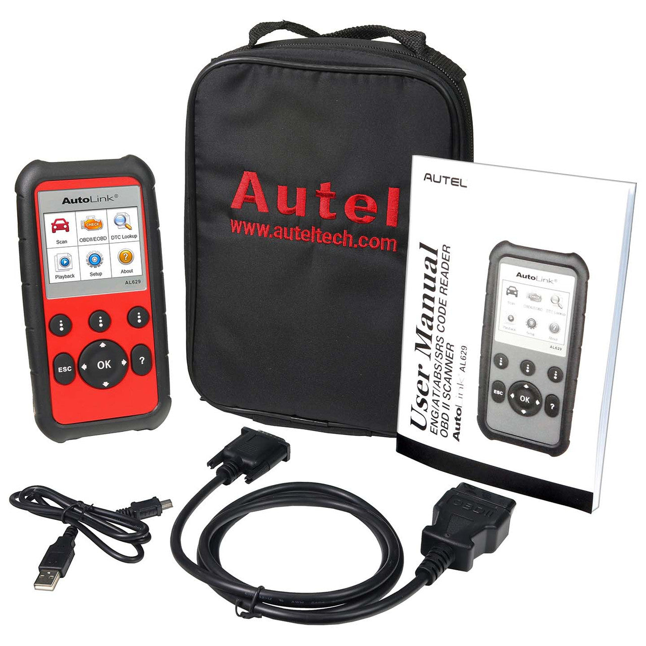 Autel AL629 AutoLink ABS/SRS/Engine/Transmission + CAN OBDII Pro Service Tool