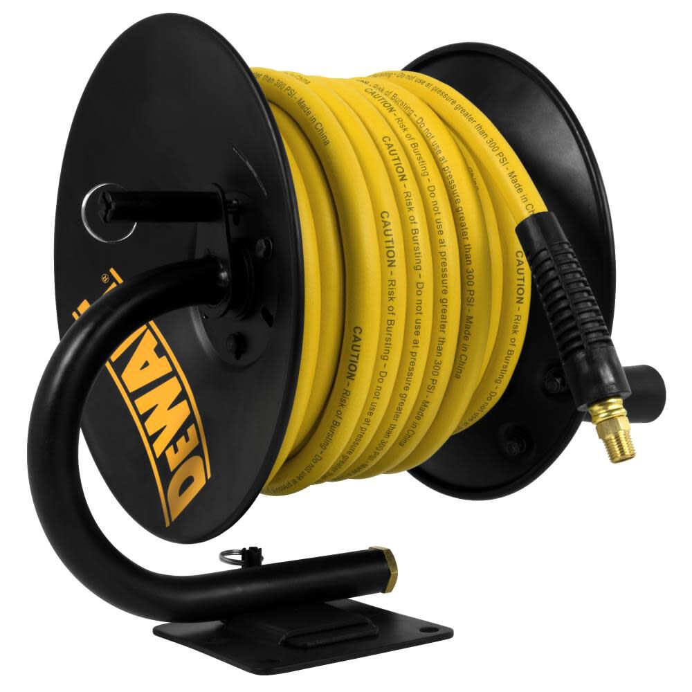 DEWALT 3/8" x 50' Rubber Air Hose Reel