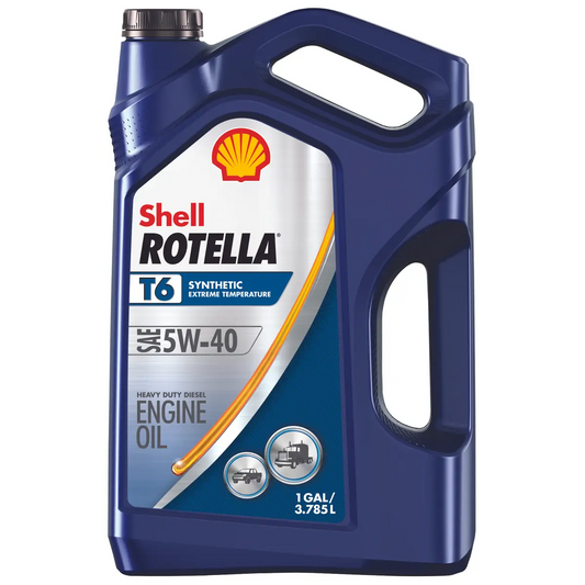 SHELL Rotella T6 Synthetic Diesel 5W40 Motor Oil